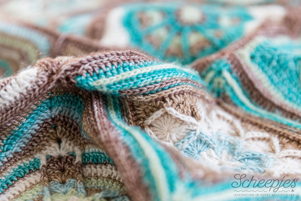 Garenpakket: Nuts About Squares - EARTH - It's all in a nutshell