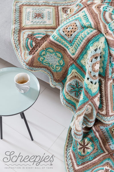 Garenpakket: Nuts About Squares - EARTH - It's all in a nutshell