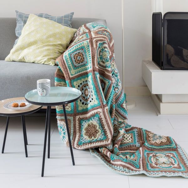 Garenpakket: Nuts About Squares - EARTH - It's all in a nutshell