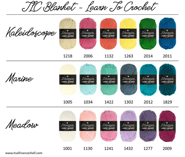 Garenpakket: TLC Blanket - Kaleidoscope - It's all in a nutshell