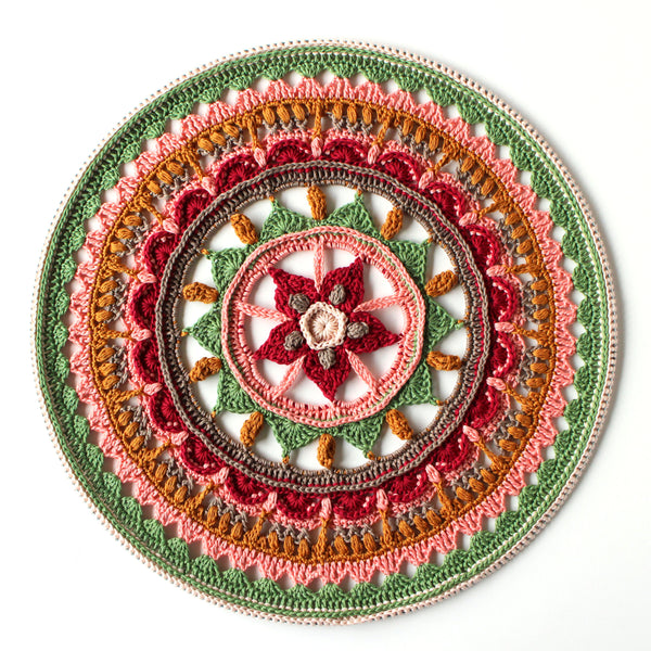 Triptych Mandala's - Forest Fern - It's all in a nutshell