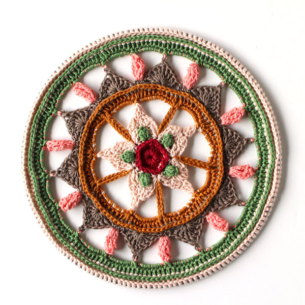 Triptych Mandala's - Forest Fern - It's all in a nutshell