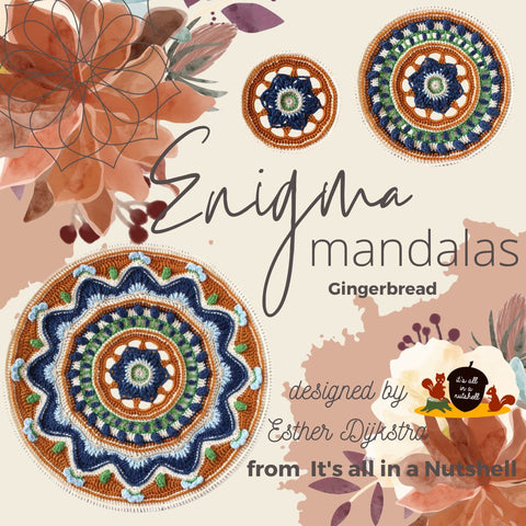 Enigma Mandala's - Gingerbread - It's all in a nutshell