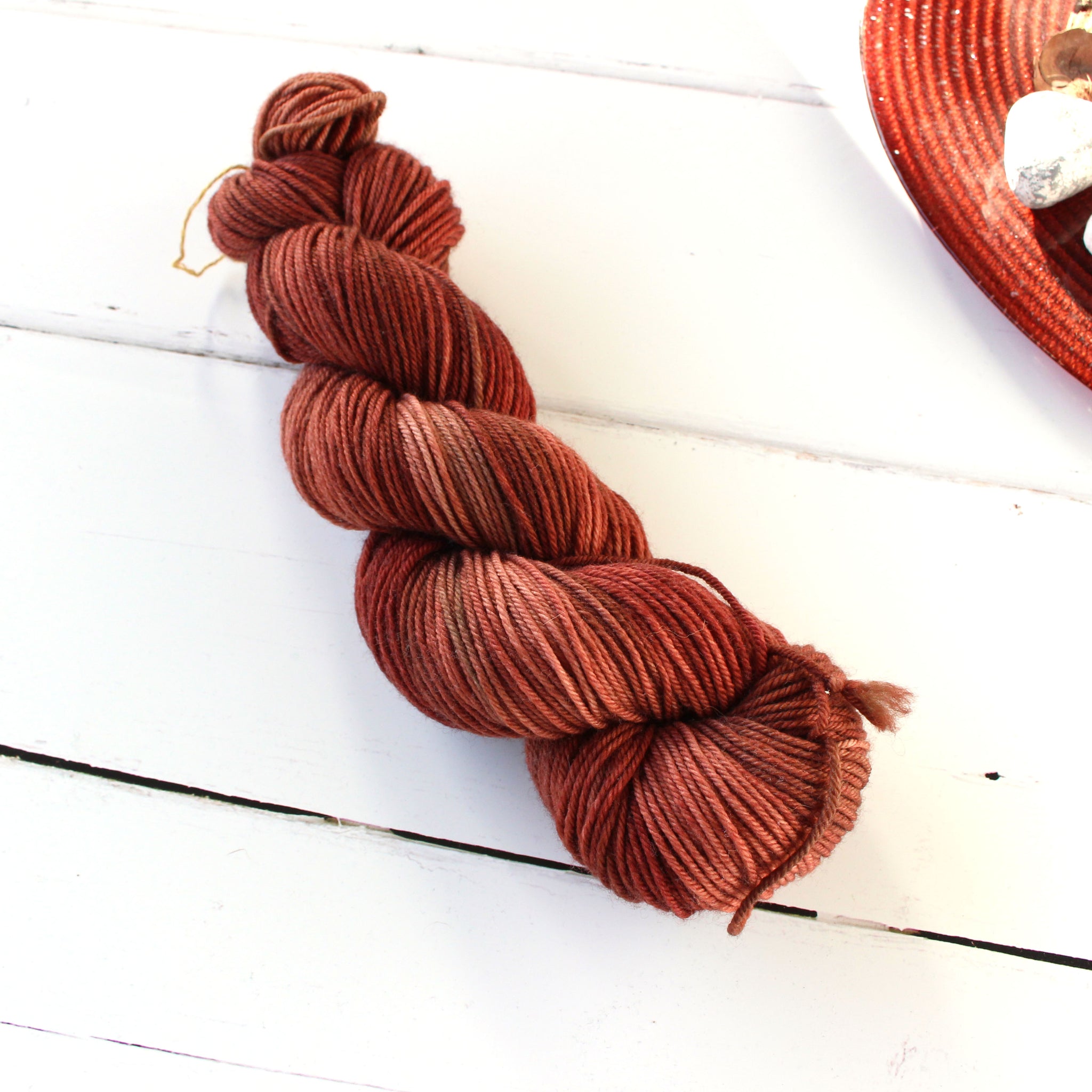 Merino Sokkenwol (Double Knit) - Copper - It's all in a nutshell