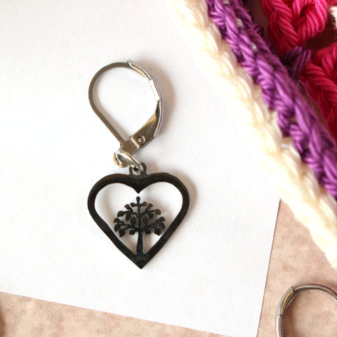 Stitch marker: Tree of Life