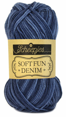 Scheepjes Softfun Denim -  Blue (501) - It's all in a nutshell