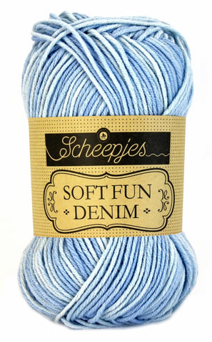 Scheepjes Softfun Denim -  Light Blue (509) - It's all in a nutshell