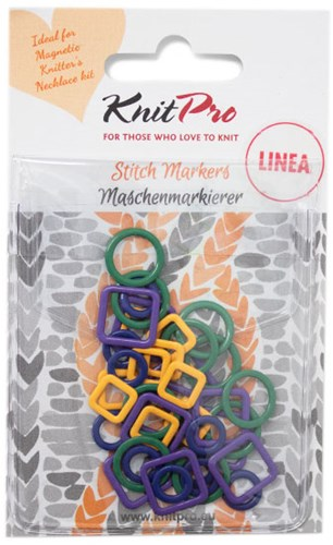 KnitPro Linea Steekmarkeerders (gesloten) - It's all in a nutshell