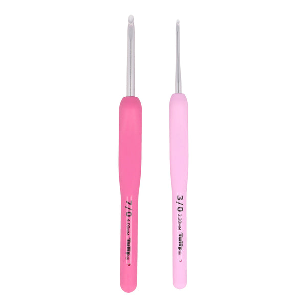 Tulip Etimo Rose crochet hook set soft grip