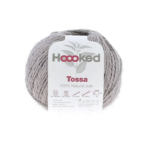 Hoooked Tossa Jute - Cinnamon Taupe (100g) - It's all in a nutshell