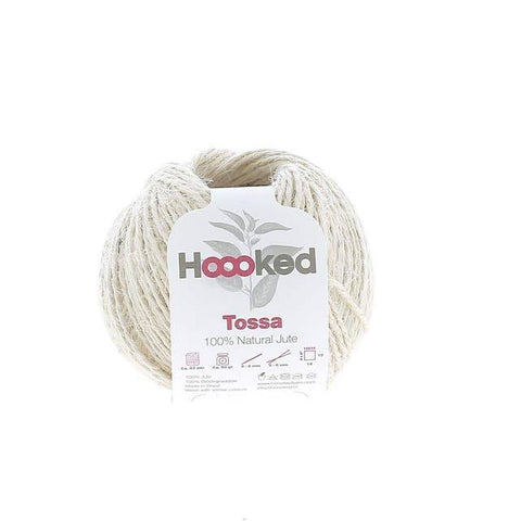 Hoooked Tossa Jute - Vanilla Cream (50g) - It's all in a nutshell