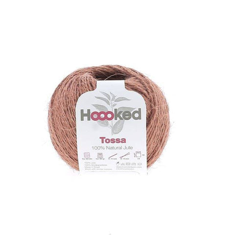 Hoooked Tossa Jute - Antique Brick (50g) - It's all in a nutshell