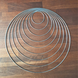 45cm diameter mandala ring - It's all in a nutshell